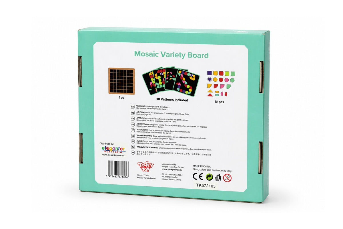 Wooden Mosaic Variety Board Game
