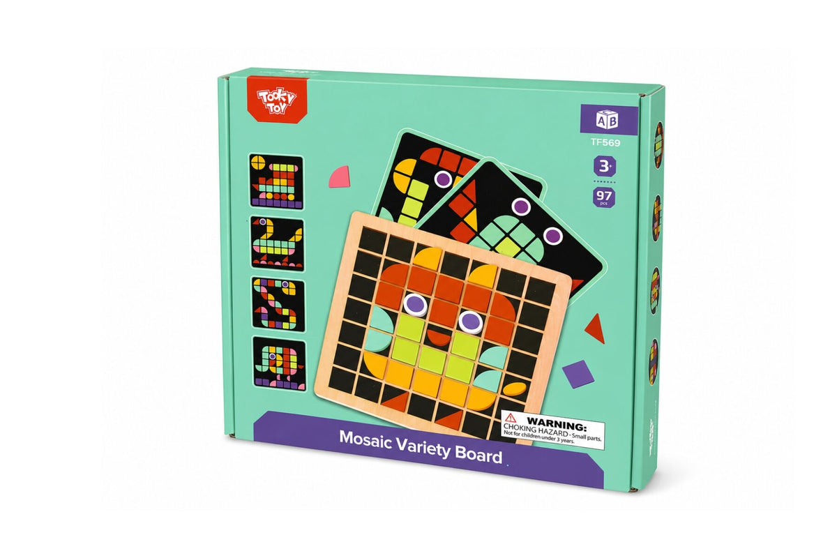 Wooden Mosaic Variety Board Game