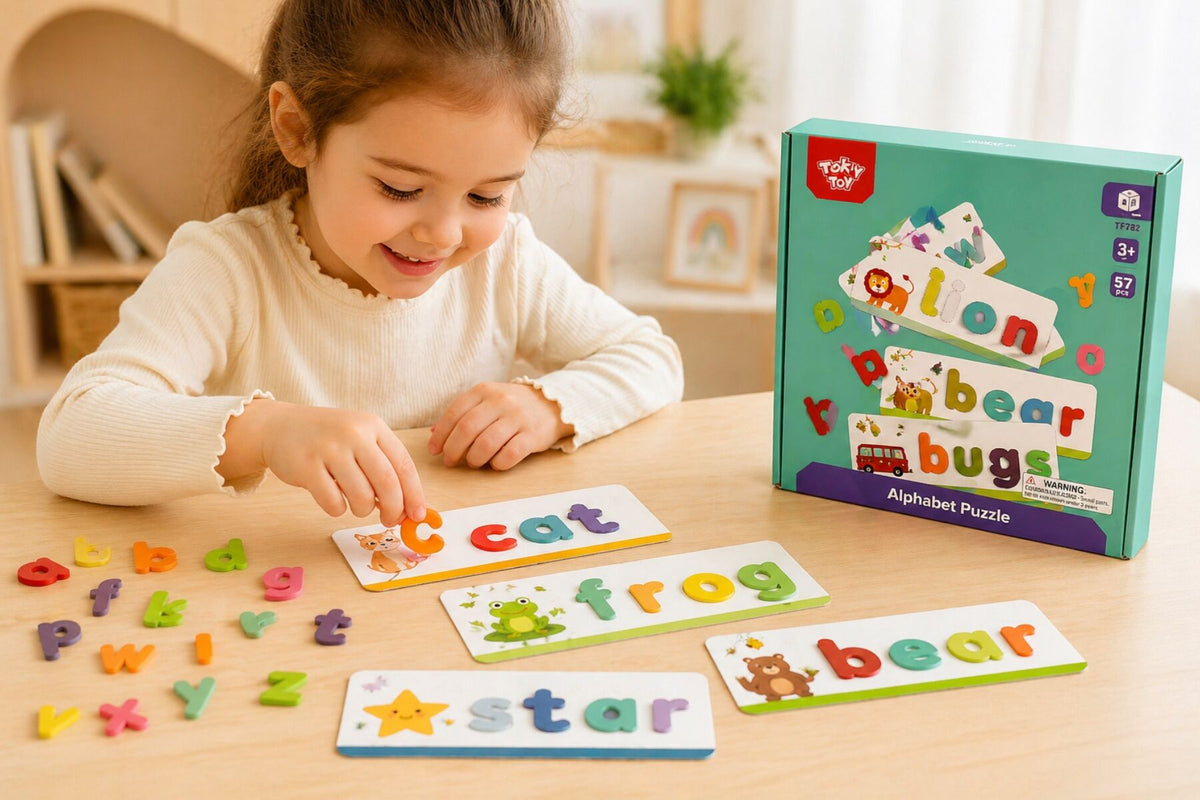 Alphabet Flashcard Puzzle – Marine Life
