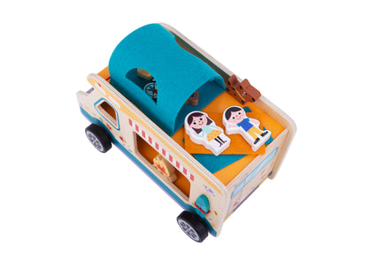 Wooden Camping RV Caravan Pretend Play Set
