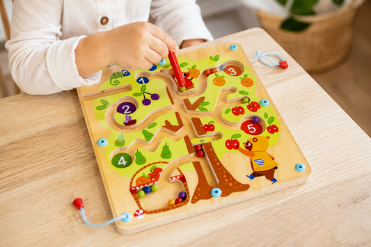 Magnetic Counting Fruit Ball Maze Tree