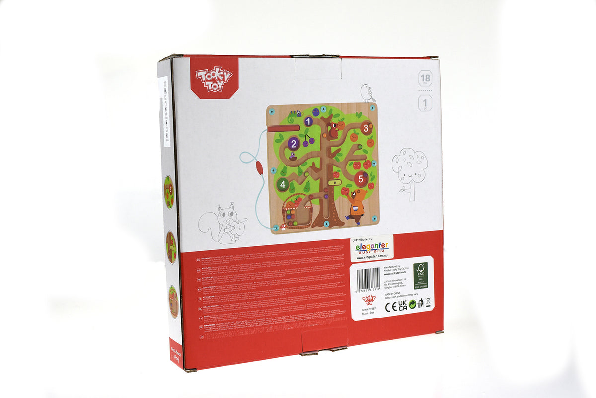Magnetic Counting Fruit Ball Maze Tree