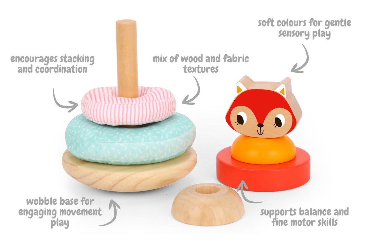Fox Sensory Stacking Tower