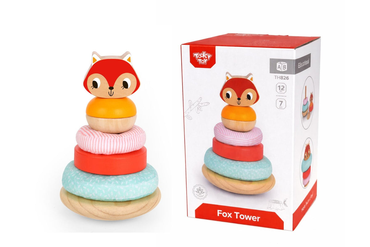 Fox Sensory Stacking Tower
