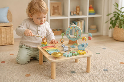 Forest Friends Wooden Activity Table | Sensory & Fine Motor Play - image 3
