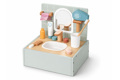 Wooden Bathroom & Toiletry Playset | Practical Life Play