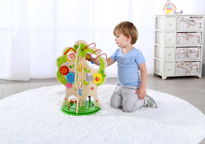 Wooden Rotating Activity Tree – Fine Motor Play Centre