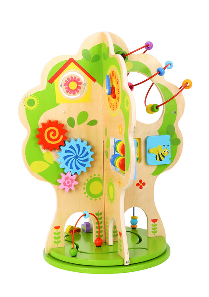 Wooden Rotating Activity Tree – Fine Motor Play Centre