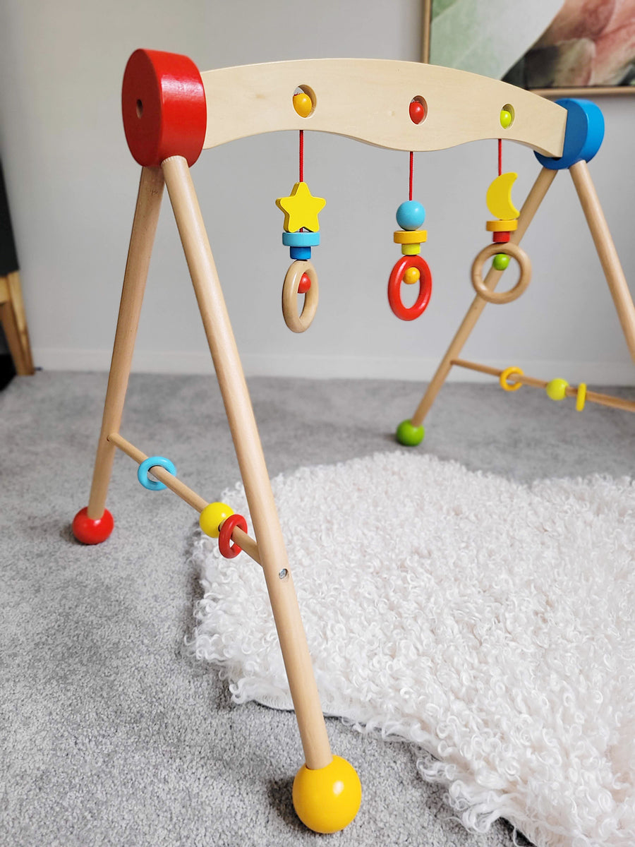 Wooden Baby Gym – Sensory Play & Motor Skills