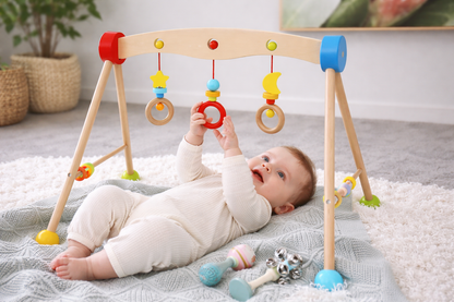 Wooden Baby Gym – Sensory Play & Motor Skills