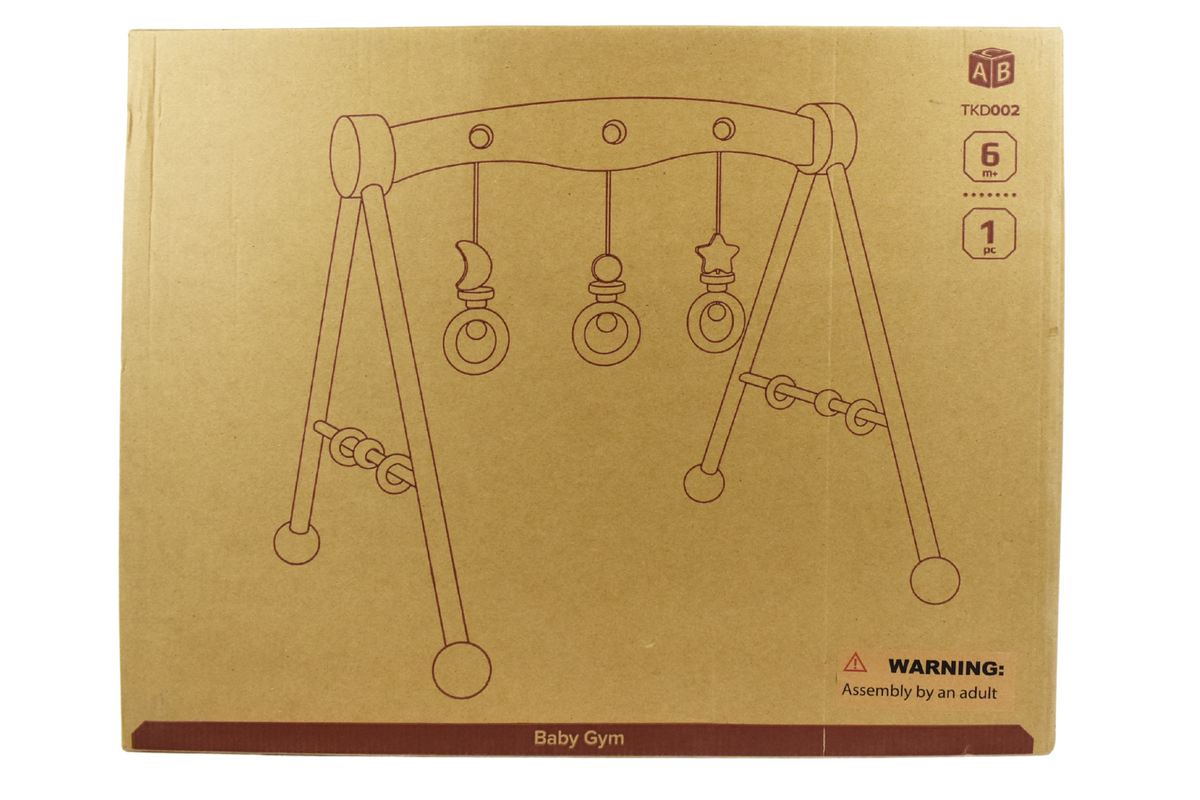 Wooden Baby Gym – Sensory Play & Motor Skills