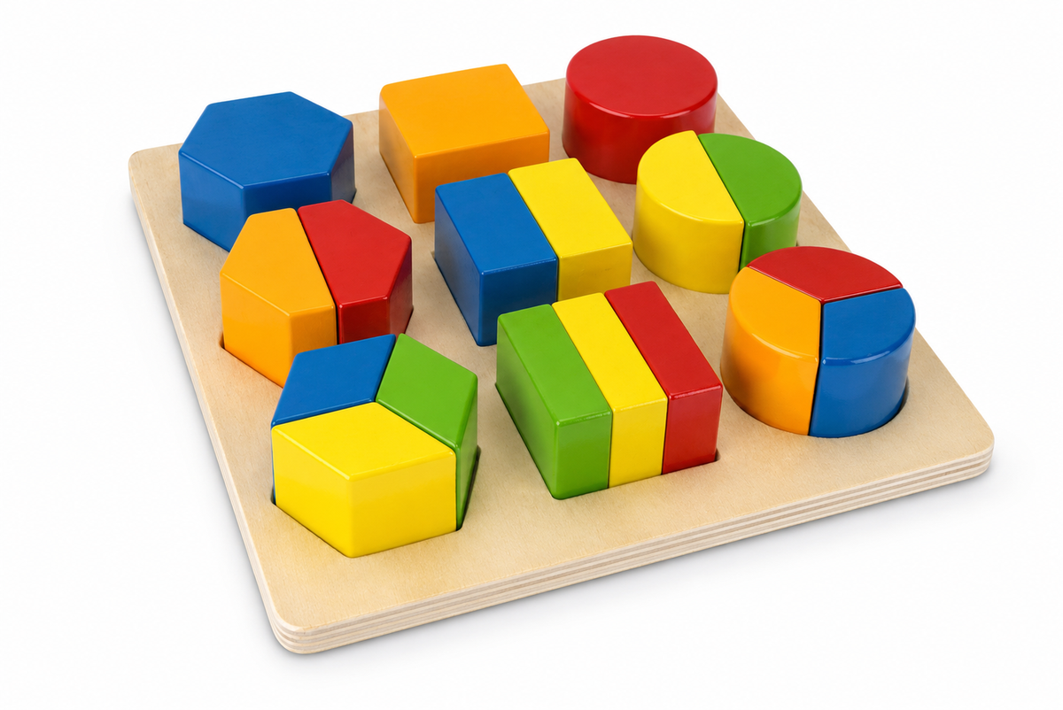 Wooden Shape Block Puzzle