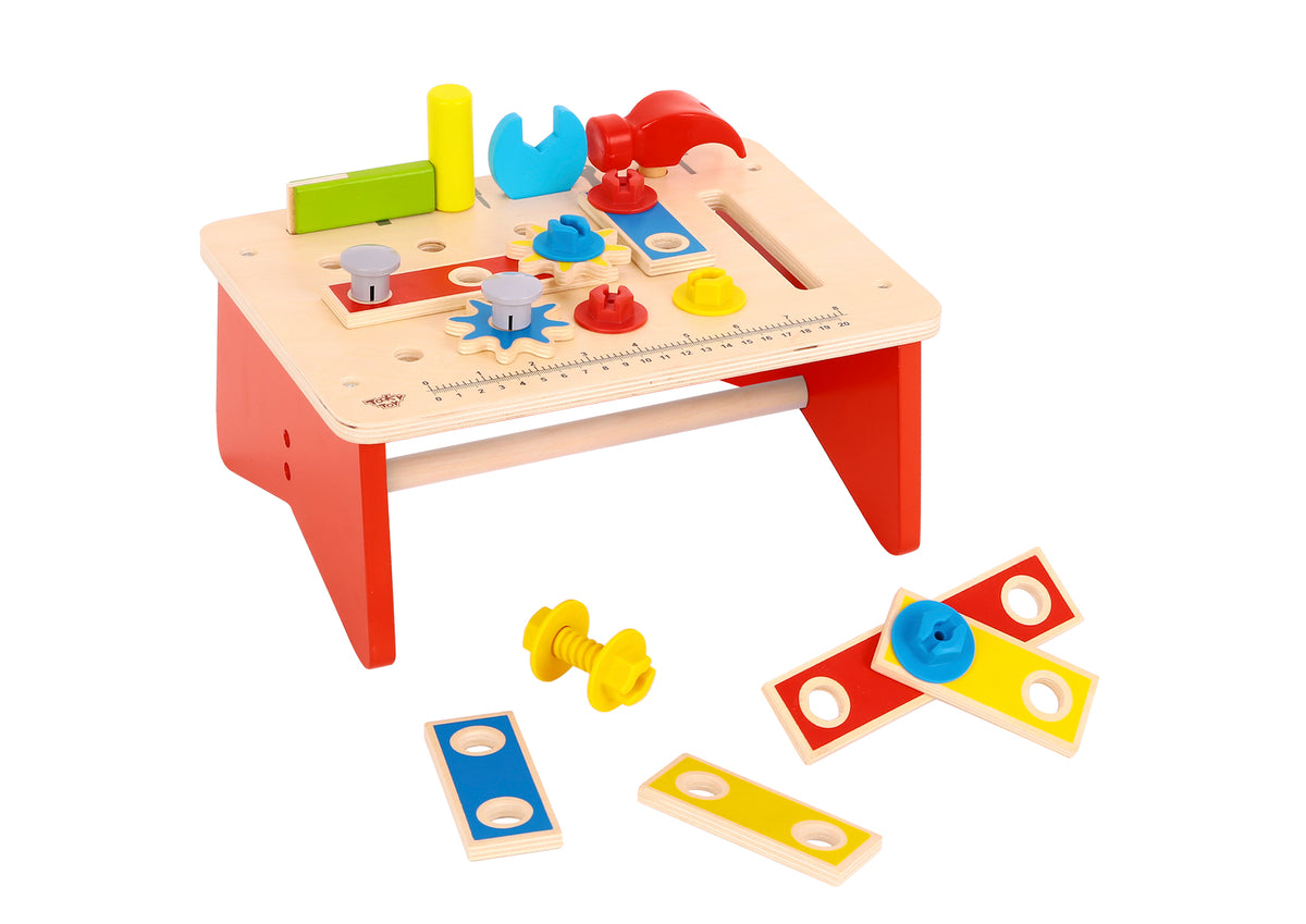 Wooden Construction Tool Workbench