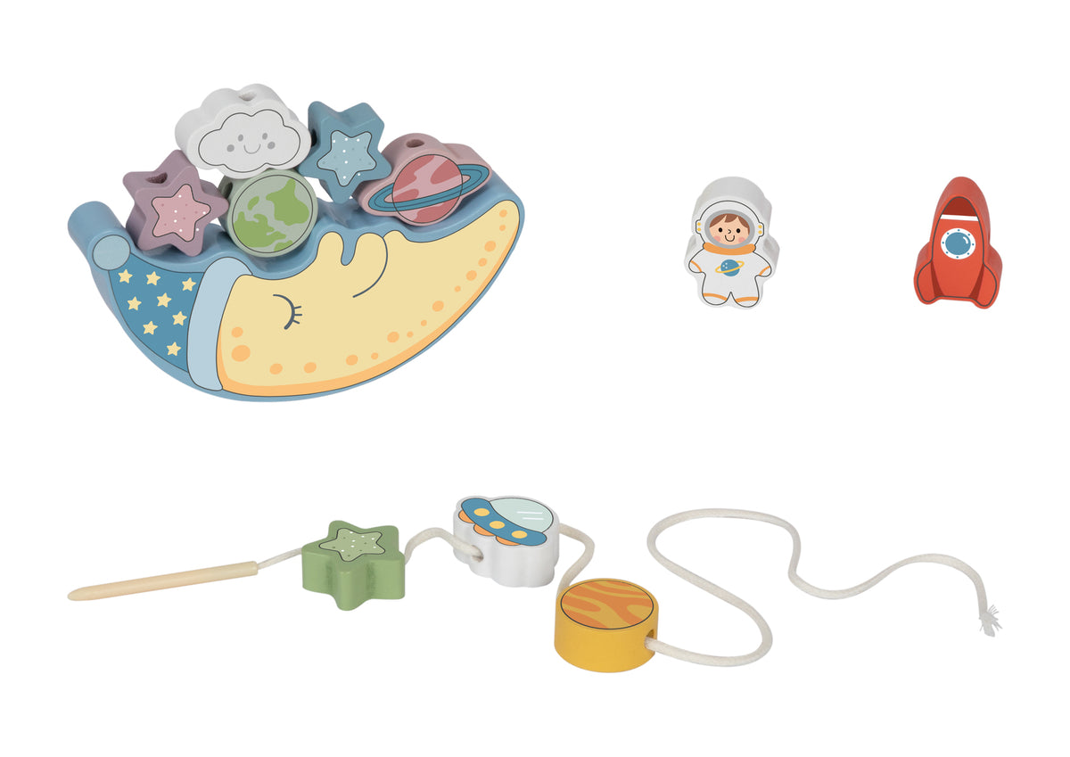 2-in-1 Space Balance & Lacing Set
