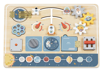 Space Busy Board – fine motor activity board