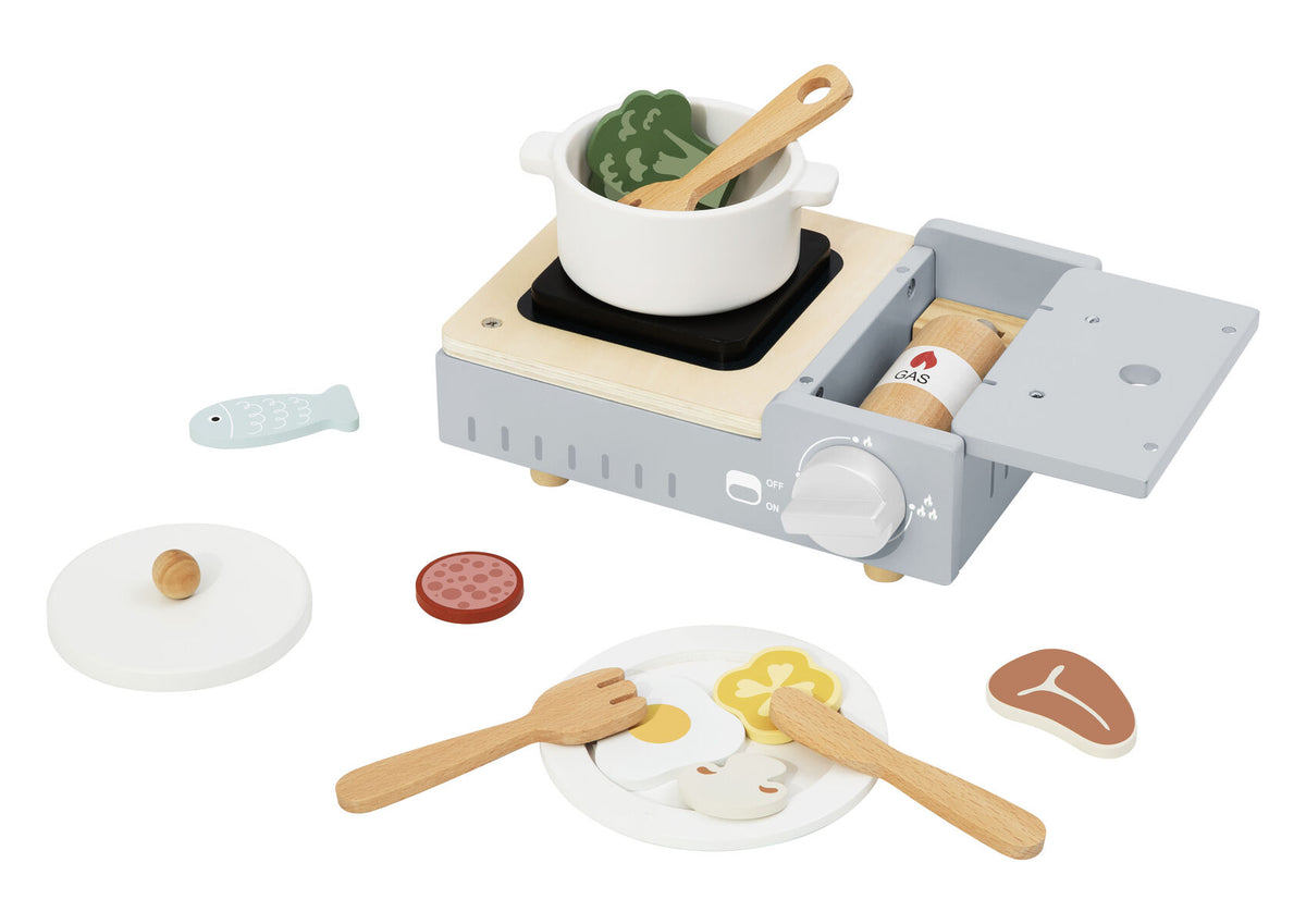 Wooden Camping Stove Set | Pretend Play Kitchen - image 2