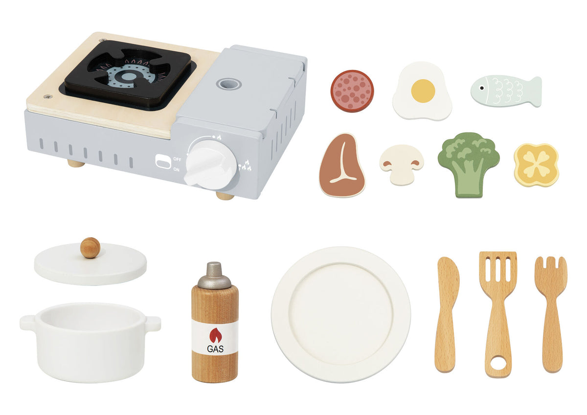 Wooden Camping Stove Set | Pretend Play Kitchen - image 4
