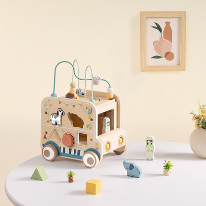 Safari Activity Vehicle | Shape Sorter & Fine Motor Play - image 5