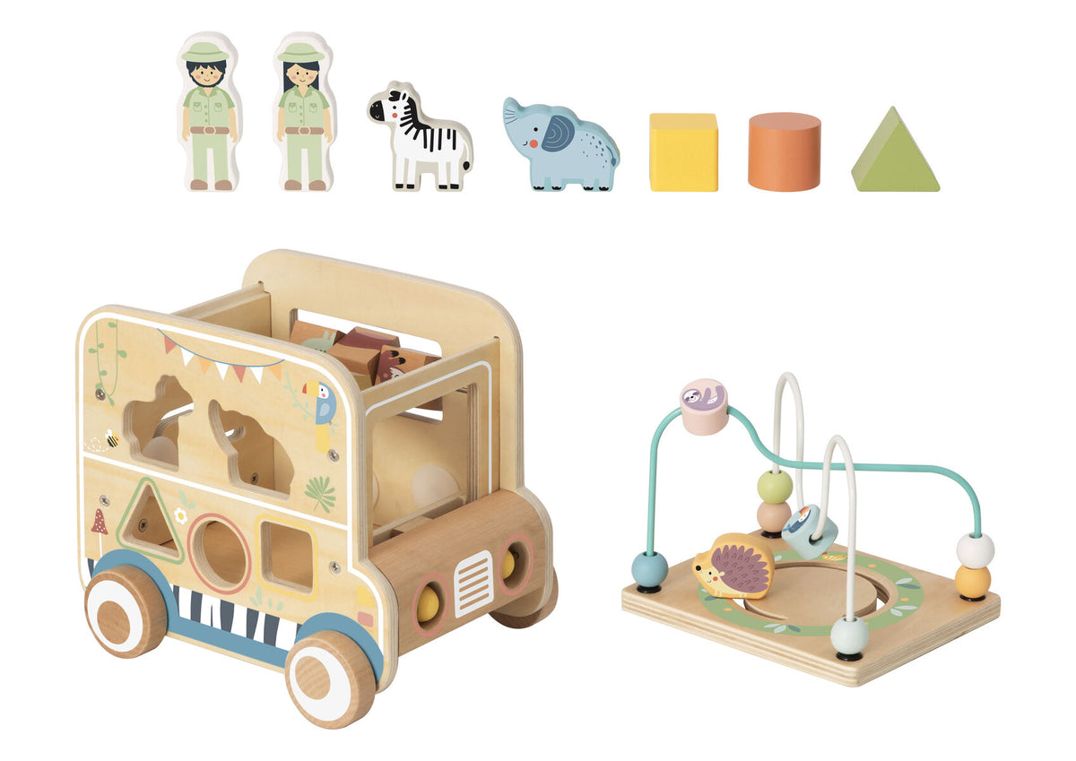 Safari Activity Vehicle | Shape Sorter & Fine Motor Play - image 3
