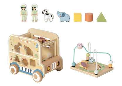 Safari Activity Vehicle | Shape Sorter & Fine Motor Play - image 3