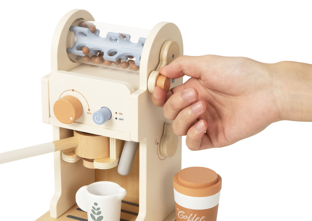 Wooden Coffee Machine Set | Imaginative Pretend Play - image 3