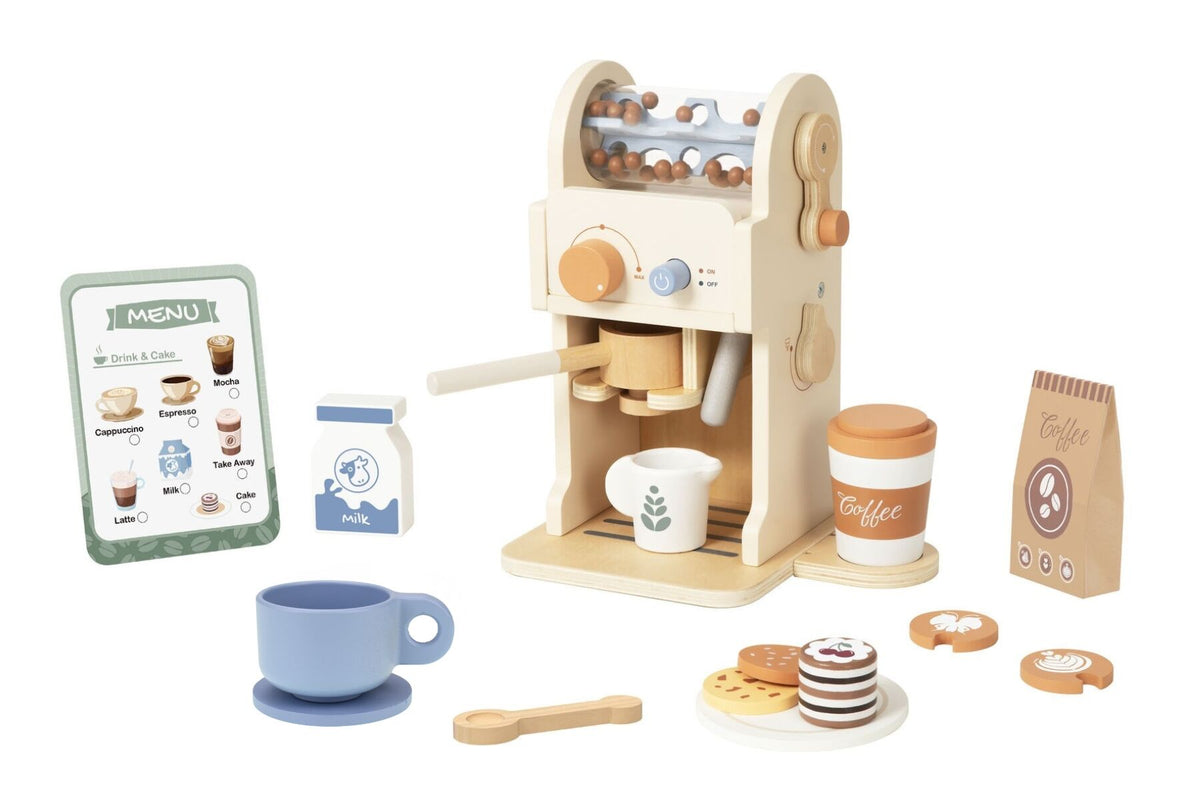 Wooden Coffee Machine Set | Imaginative Pretend Play