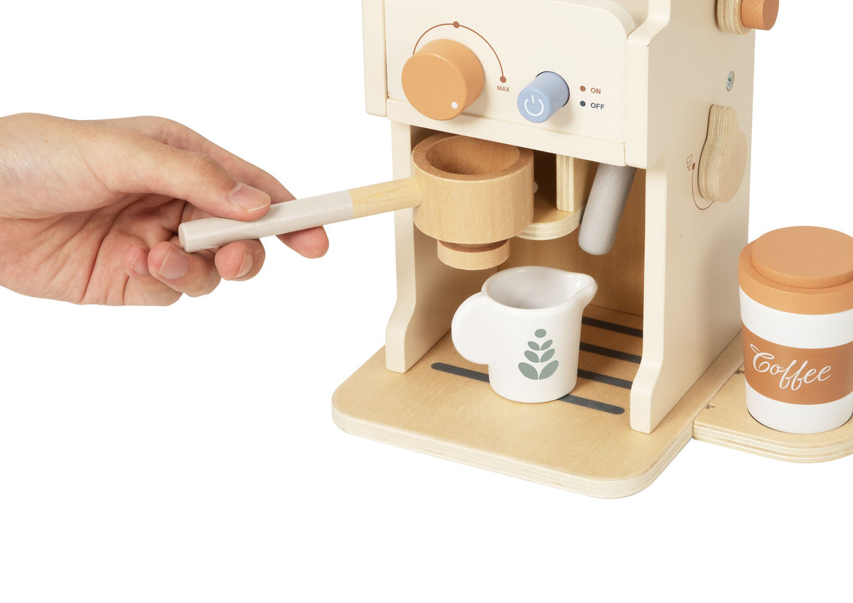 Wooden Coffee Machine Set | Imaginative Pretend Play - image 4
