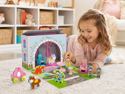 Princess Wooden Story Box Travel Set