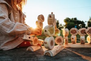 Wooden Tree Construction Set – 40 Pieces
