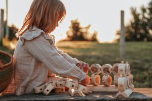 Wooden Tree Construction Set – 40 Pieces