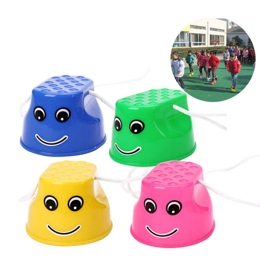 Kids Walking Cups Balance Stilts – 5 Piece Set
