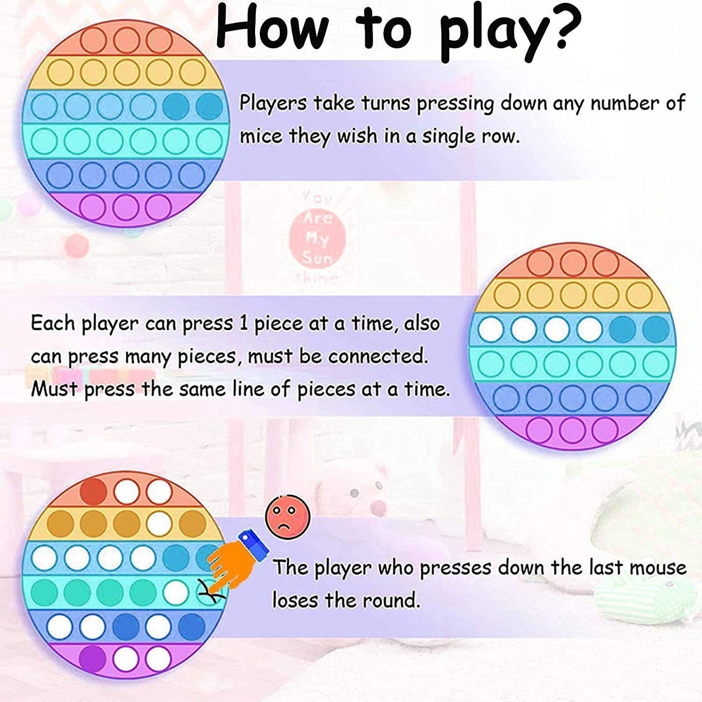 Puzzle Finger Bubble Fun Toy-octagon