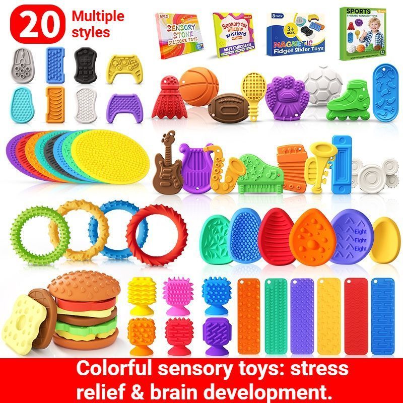 Sensory Play Mat - 4 Pack