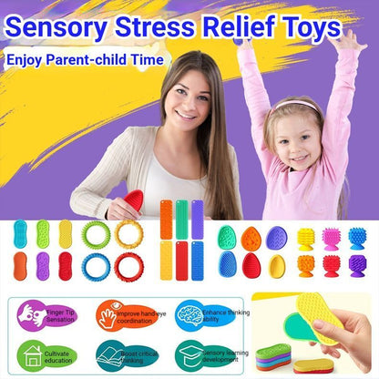 Sensory Play Mat - 4 Pack
