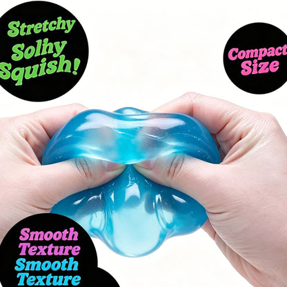 Soft Cube Squishy 5.6cm Stress Relief Fidget Toy (pink)