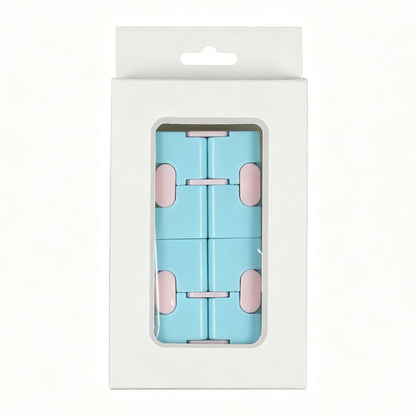 1pk Pastel Blue Infinity Cube Fidget Toy Gift Box