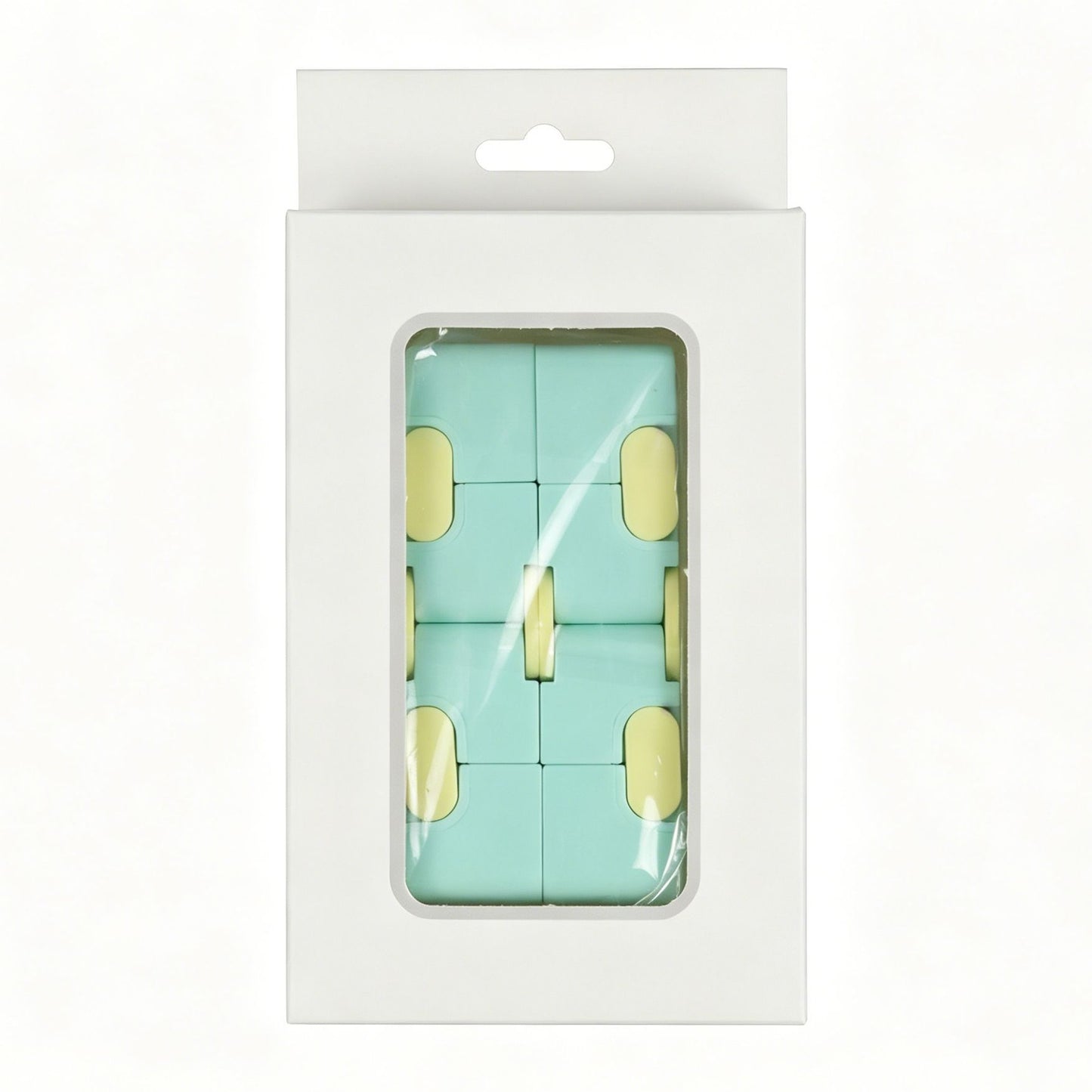 2pk Pastel Green Macaron Infinity Fidget Cube