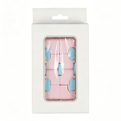 2pk Pastel Yellow & Pink Infinity Fidget Cube