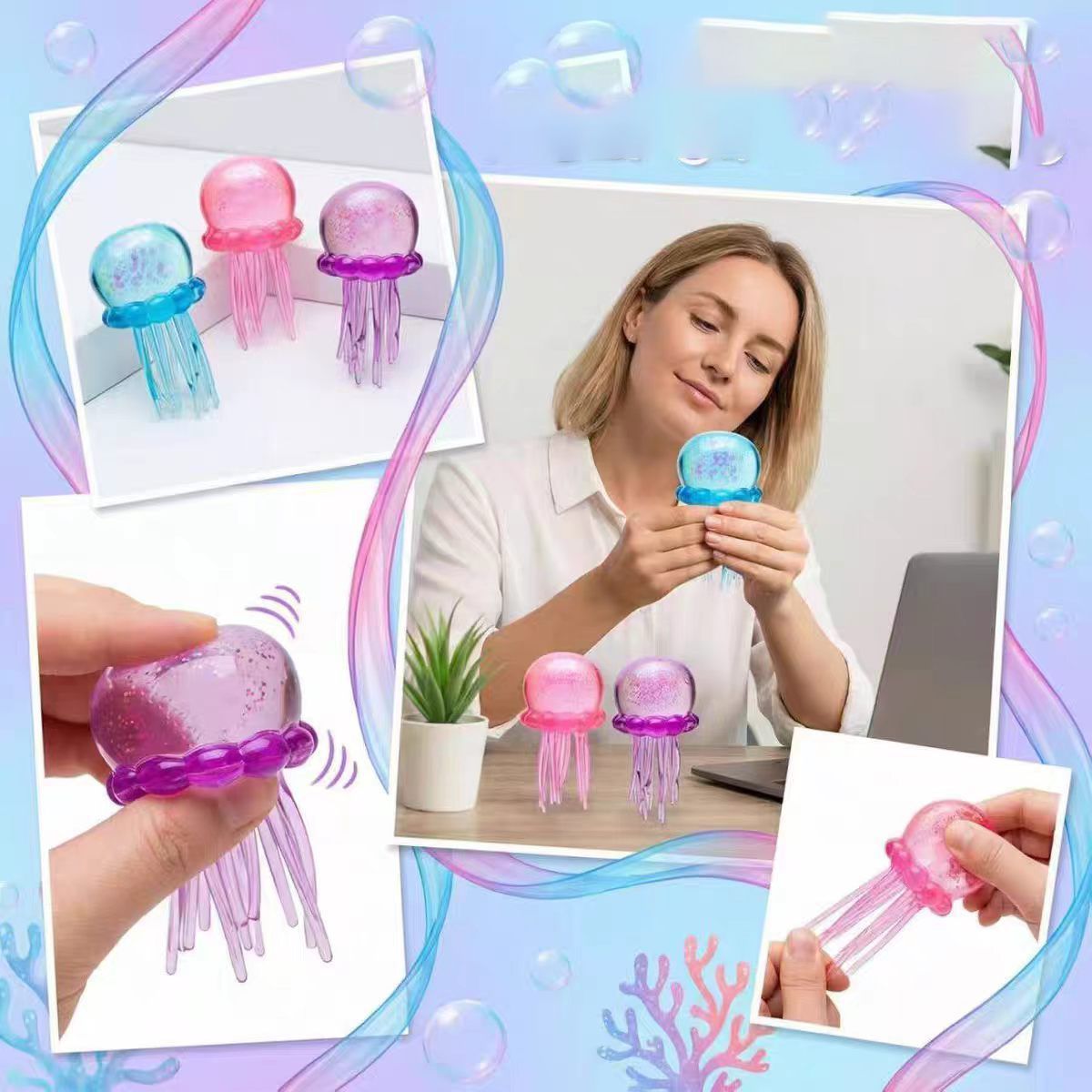 Pink Jellyfish Fidget Toy