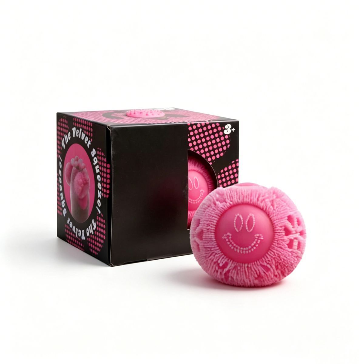 Pink Smiley Face Fidget Toy
