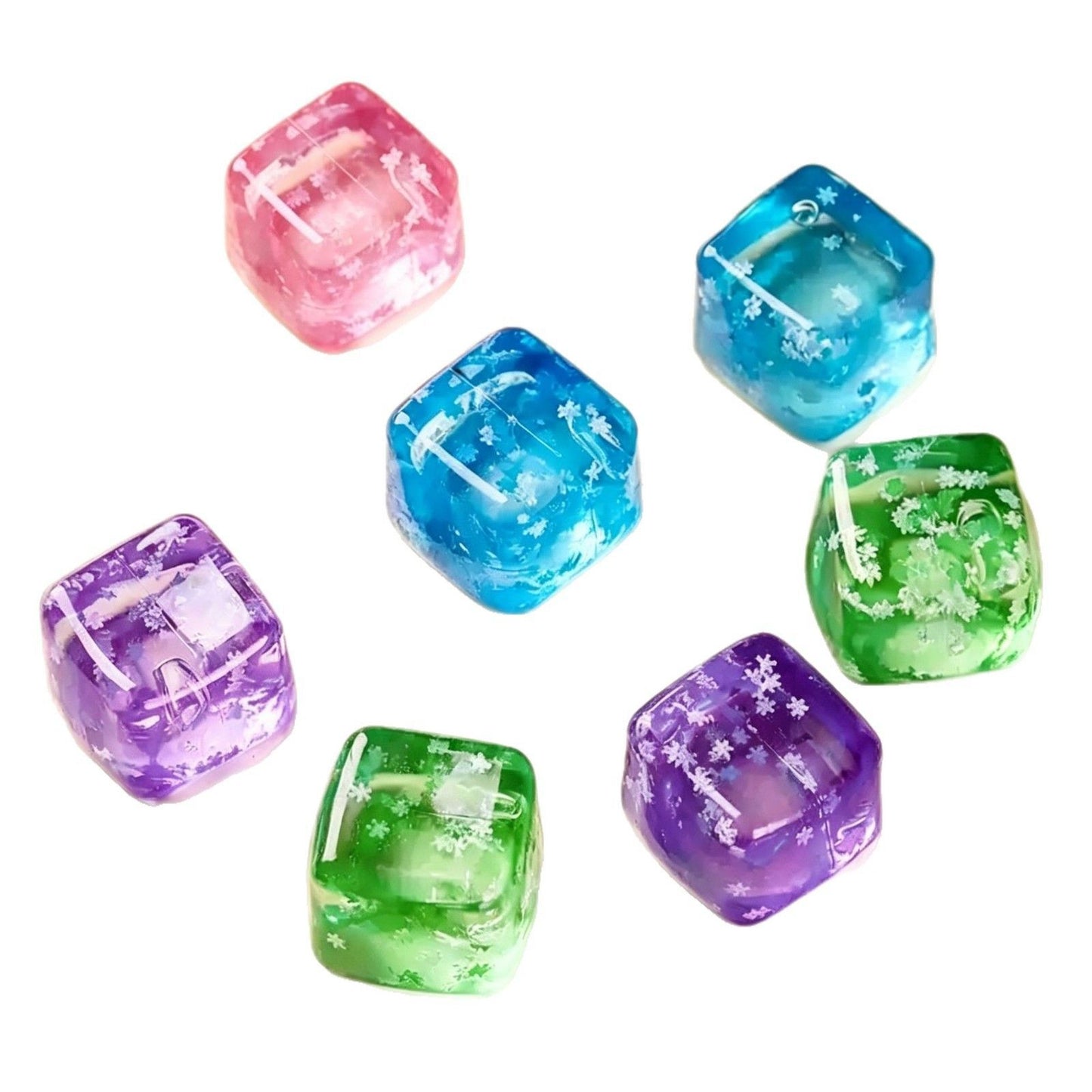Ocean Themed Ice Cube Squishy Toy