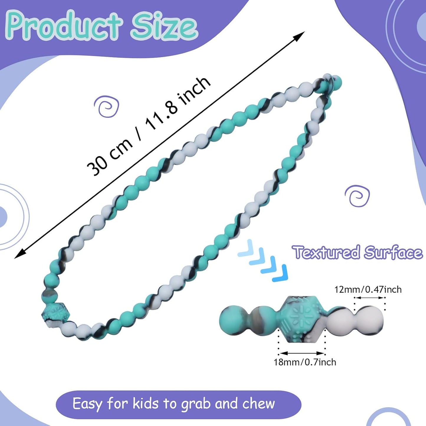 Sensory Chew Necklace – 2 Pack