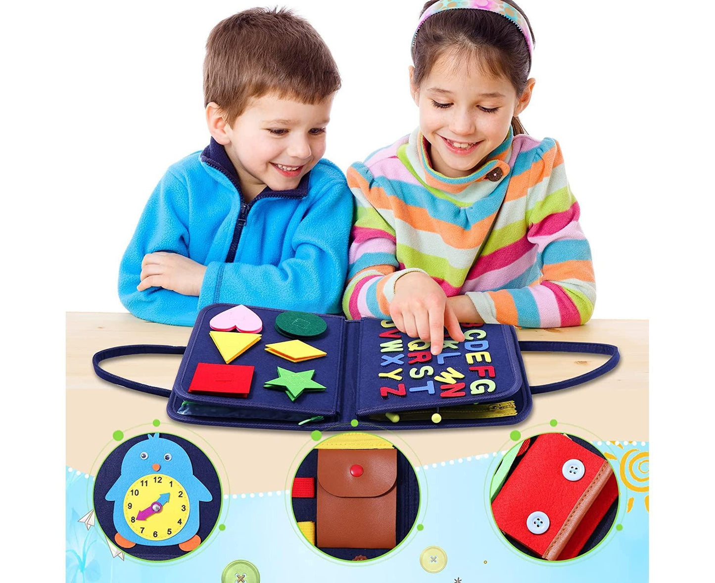 Montessori babies Board,4 Layer Montessori Board,Montessori Games for 1 Year Old Babies,Learning Life Skills Educational