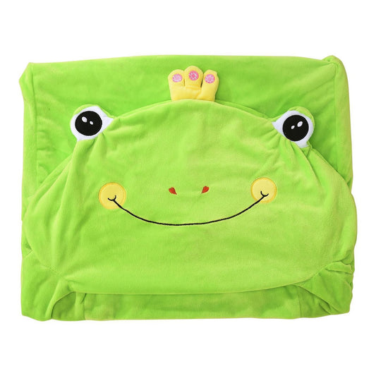 2-in-1 Frog Foldable Kids Sofa Chair
