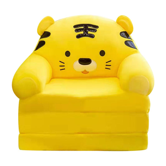 2-in-1 Tiger Foldable Kids Sofa Chair