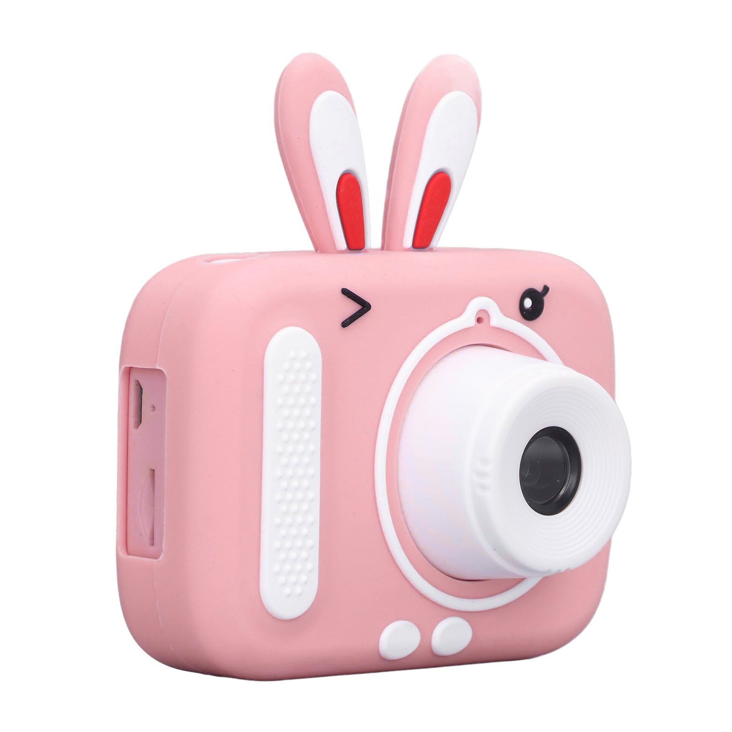 Kids Camera Digital 20MP Child Selfie Toy Toddler Christmas Birthday Gift Rabbit Shape 2in Pink