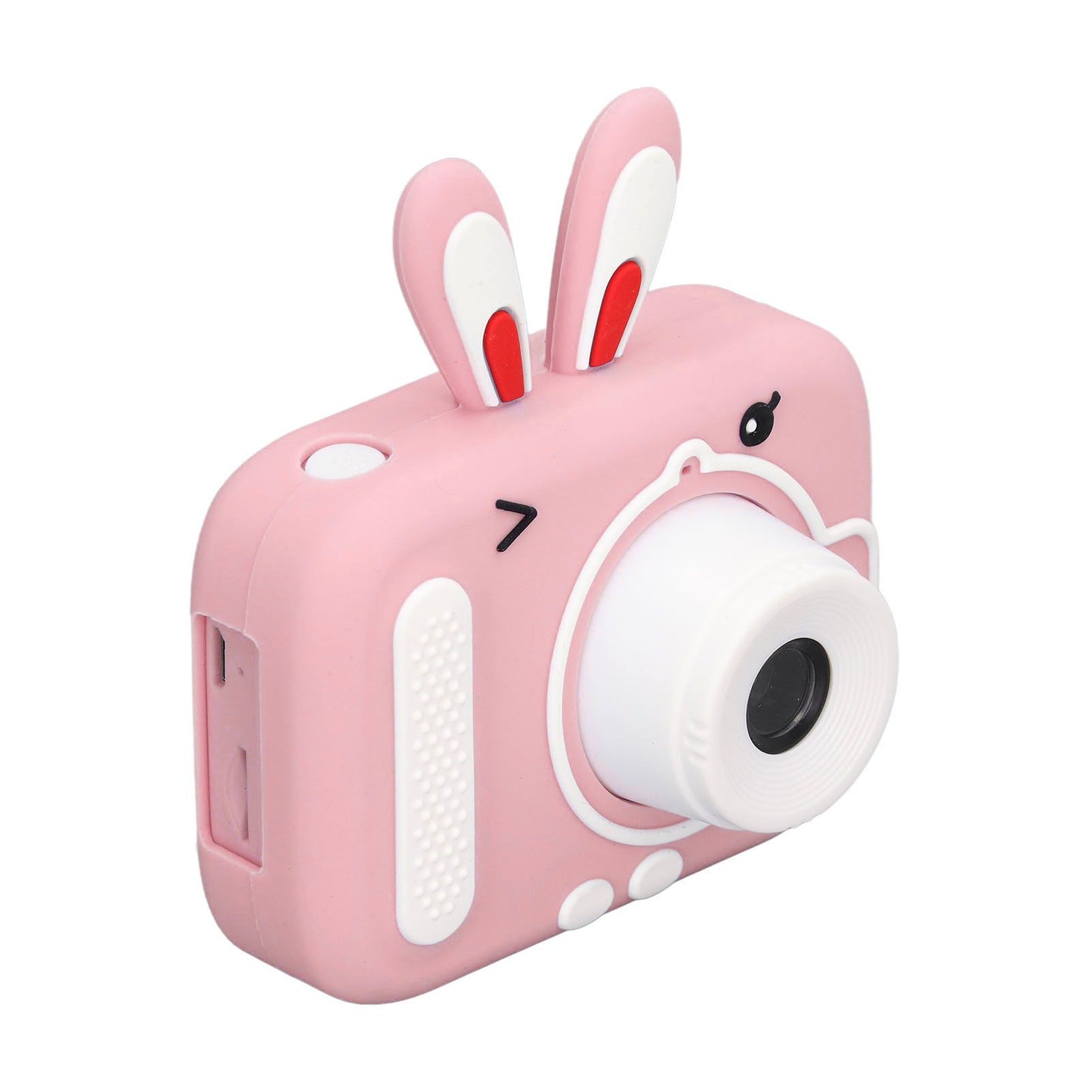 Kids Camera Digital 20MP Child Selfie Toy Toddler Christmas Birthday Gift Rabbit Shape 2in Pink