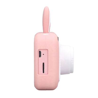 Kids Camera Digital 20MP Child Selfie Toy Toddler Christmas Birthday Gift Rabbit Shape 2in Pink