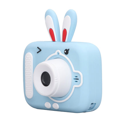 Kids Camera Digital 20MP Child Selfie Toy Toddler Christmas Birthday Gift Rabbit Shape 2in Blue