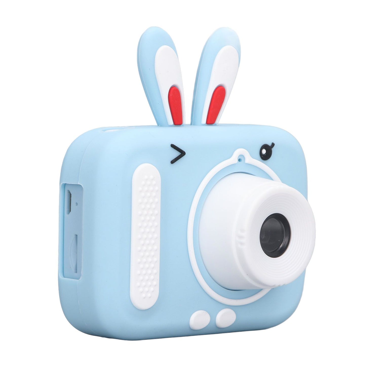 Kids Camera Digital 20MP Child Selfie Toy Toddler Christmas Birthday Gift Rabbit Shape 2in Blue